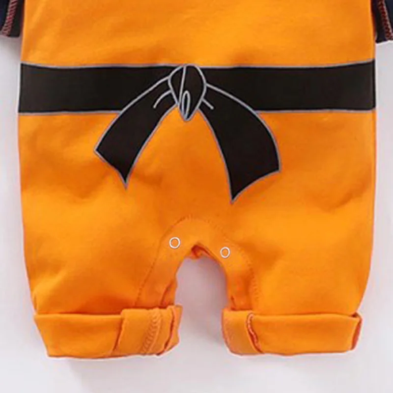 KungFu Goku слитный комбинезон одежды снаряжение для новорожденных мальчиков Гоку комбинезон одежды снаряжение