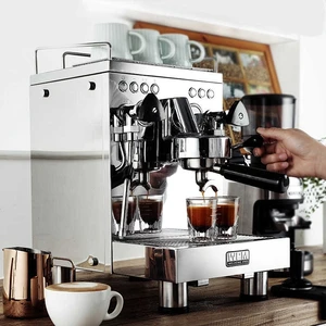 WELHOME KD-310 Espresso Machine Coffee Maker Stainless Steel Semi-automatic Steam Coffee Machine