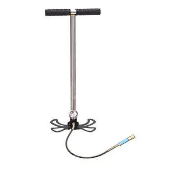 

MIZNELL Butterfly Hand Air Pump High Pressure 3 Stage PCP Car Mini Hand Operated Air Pump Hunting PCP pump 300bar 30mpa 4500psi