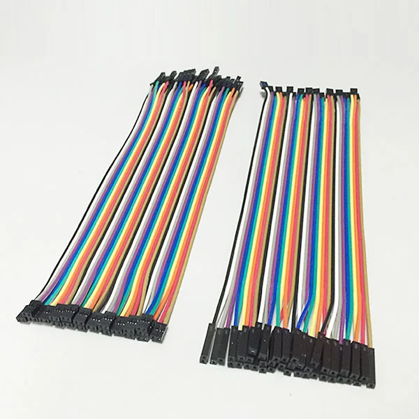 

40pcs in Row 40P Dupont Cable 20cm 2mm switch to 2.54mm 2P-1P wire NEW