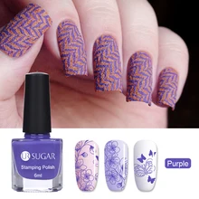 UR SUGAR 12 шт. 6 мл стемпинг ногтей покрытие набор цветной дизайн ногтей печать рисунка печать цветов лак Лаковая печать