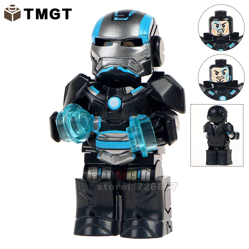 

TMGT Building Brick Single Sale MG0003 Custom Armored Iron Man Suit War Machine Inspired Super Heroes Christmas Toys For Kids