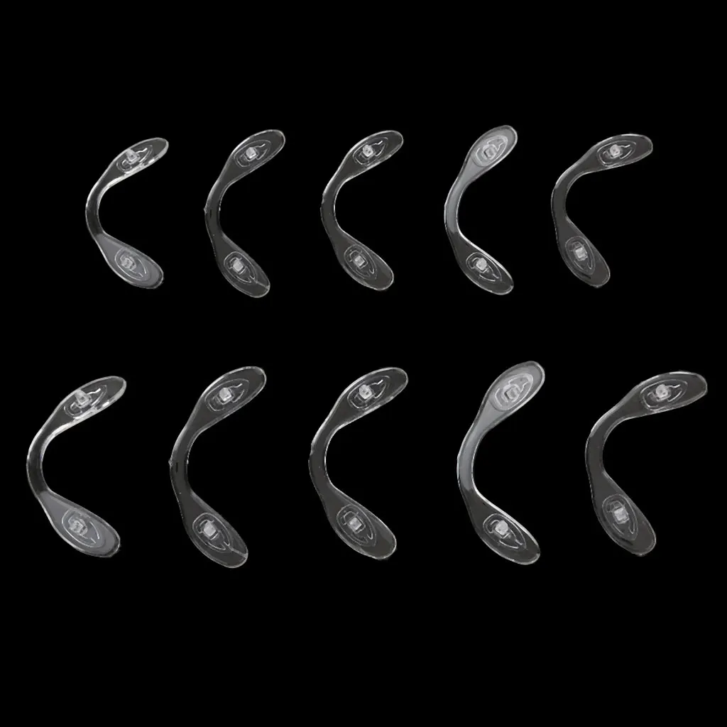 

10x Soft Silicone Anti-Slip Nosepads Conjoined Nose Pads Different Sizes