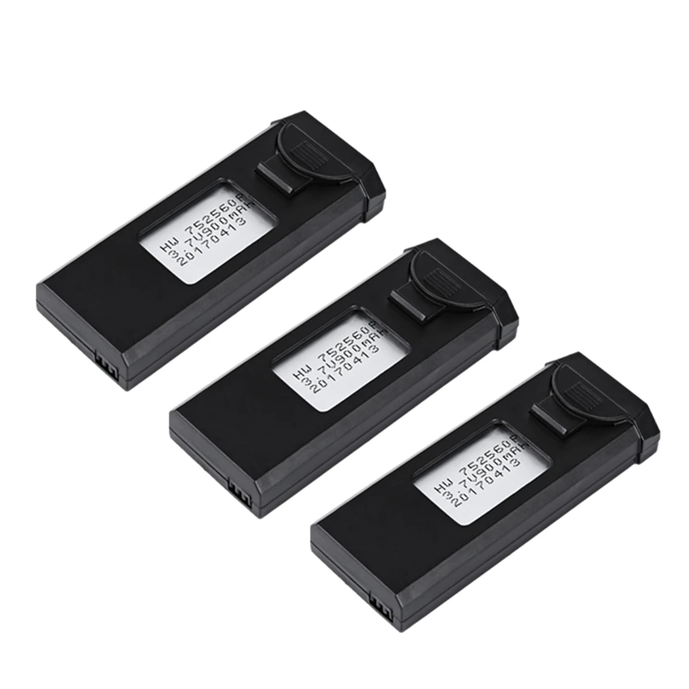 3PCS/lot 3.7V 900mAh LiPo Battery For TIANQU VISUO XS809W XS809HW Quodcopter  3.7 v battery