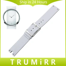 Genuine Leather Watchband 22mm for CK Calvin Klein K94231 Watch Band Wrist Strap Stainless Steel Clasp