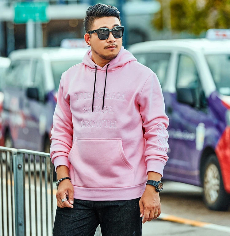 5 Shark Print Hooded Casual Loose Men's Fashion Long Sleeve Sweater Fat Guy New Fattening Increase Casual Autumn And Winter