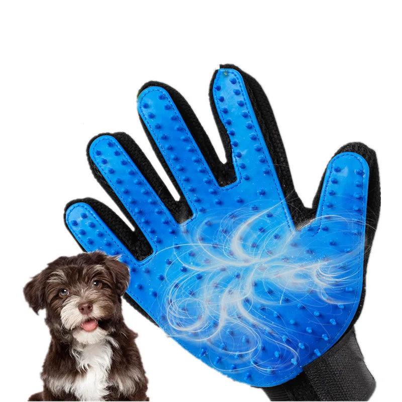 2 Style Pet Dog Grooming Brush Glove Cat Dog Massage Gloves Comb Hair