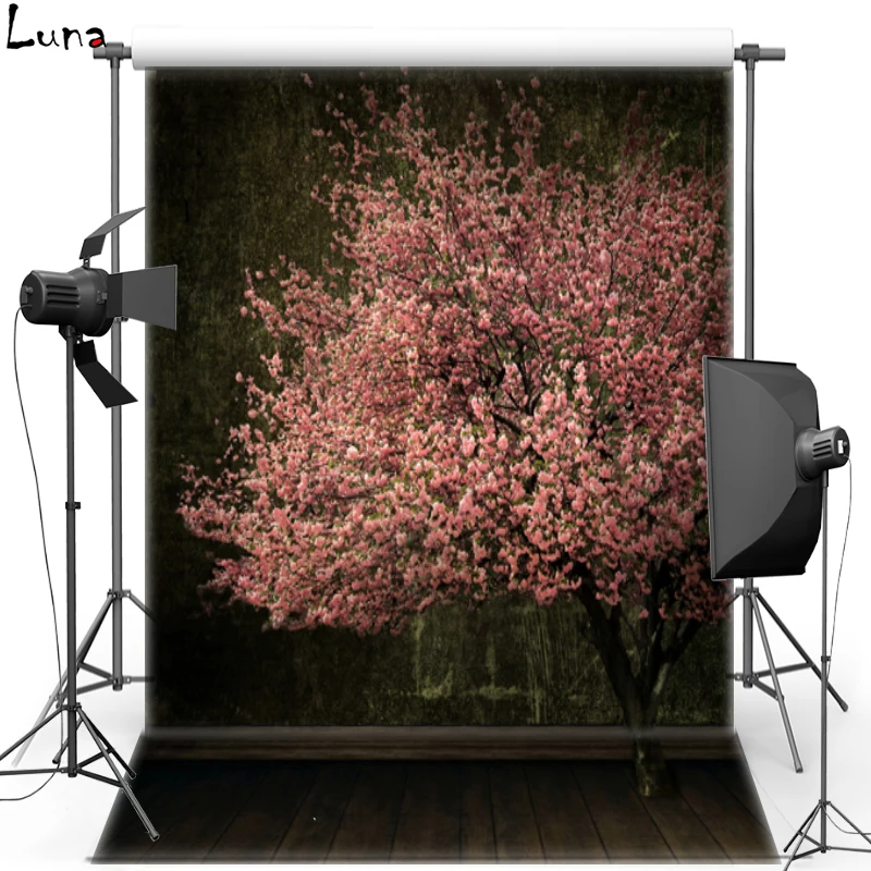 

New Fabric Polyester Photography Background Backdrop For Wedding Drawing Flower Vinyl Background For Children Photo Studio 314