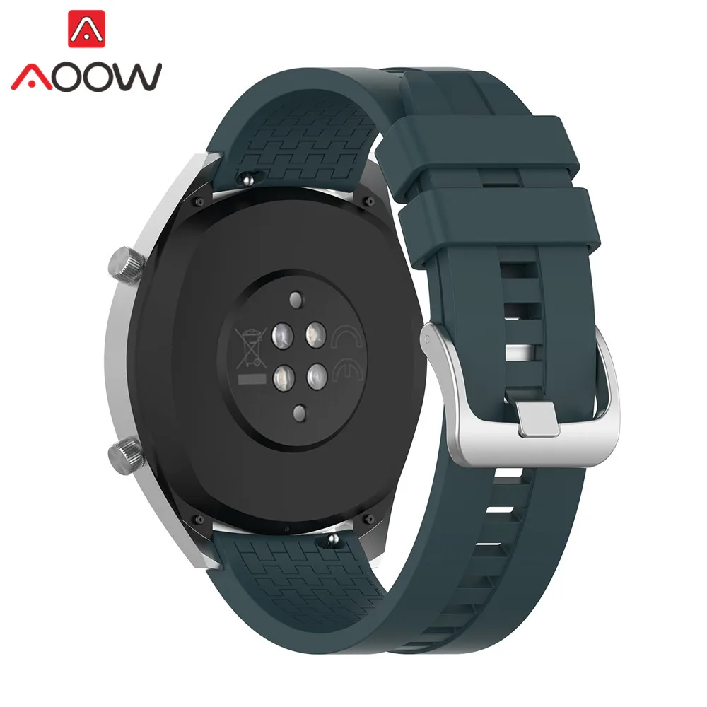 22 мм силиконовый ремешок для часов huawei Watch GT 2 Active/элегантный 42 мм 46 мм Honor Watch волшебный, резиновый спортивный браслет