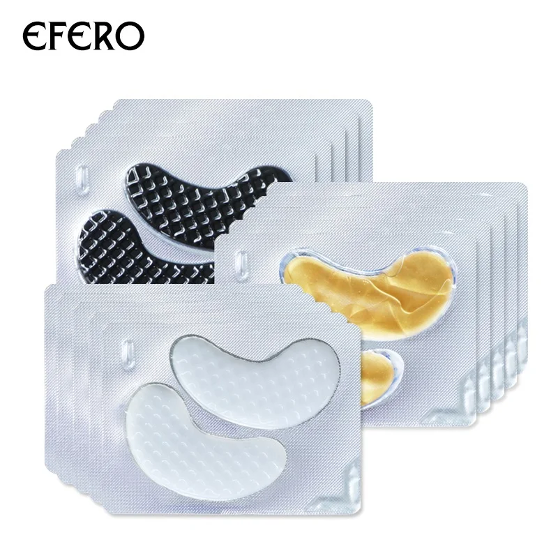 

EFERO 10pcs=5pair Collagen Eye Mask Hydroge Patches Under the Eyes Pads Anti Wrinkle Dark Circles Anti-Puffiness Eye Essence