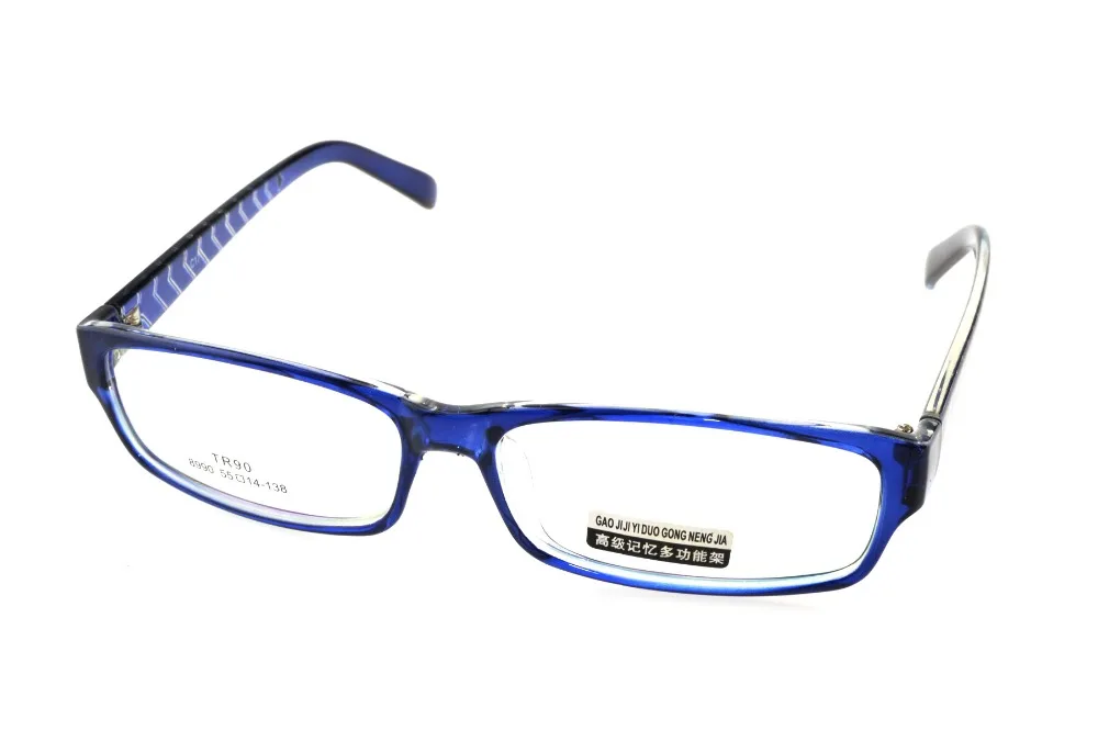 Designer Narrow Blue Eyeglasses Frame Full Rim Optical Custom Made