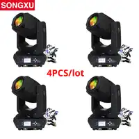 SONGXU 200 w LED Moving Head Licht Strahl Spot Waschen 3in1 Licht Party Licht DJ bühne licht 4 teile/los/ SX-MH200A