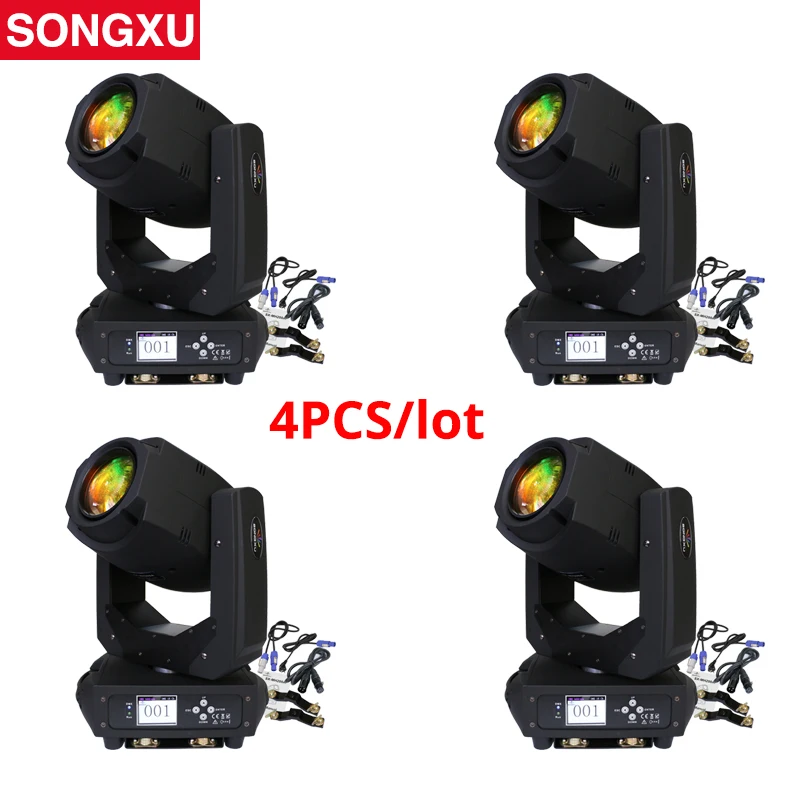 

SONGXU 200w LED Moving Head Light Beam Spot Wash 3in1 Light Party Light DJ stage light 4pcs/lot /SX-MH200A