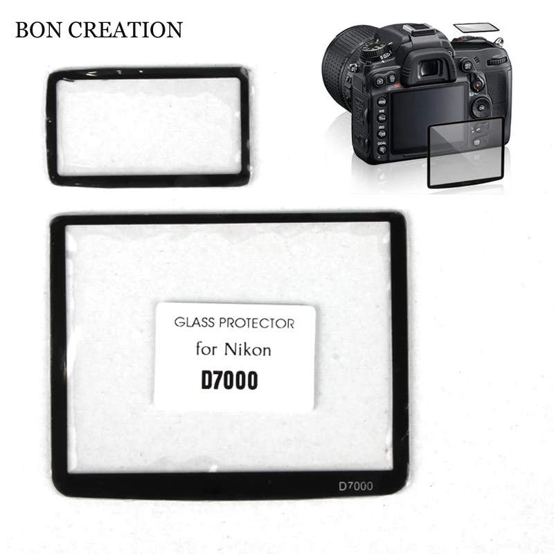 

BON CREATION LCD Optical Glass Screen Protector for Nikon D7000 D7100 Professional Camera Screen Display Film