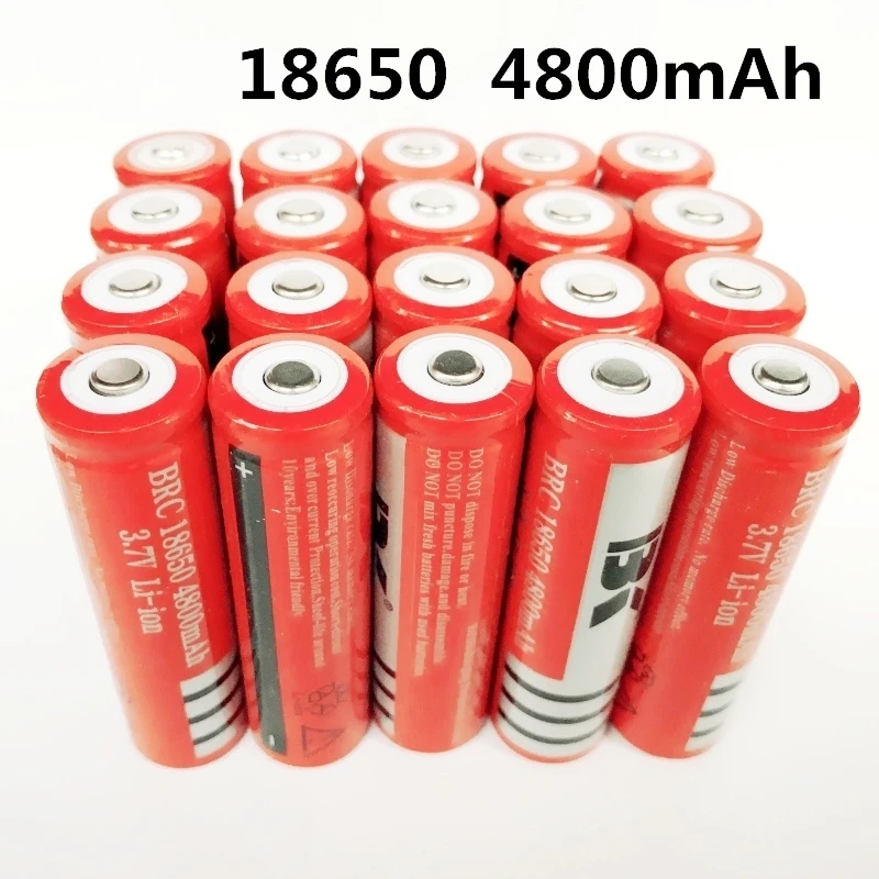 18650 battery rechargeable lithium battery 4800mah 3 7v li ion battery