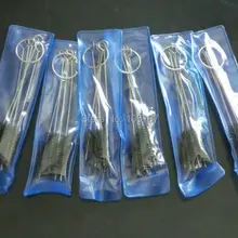 20 упаковок Набор Щеток Для Чистки наконечников черных татуировок кисти для машины для пробки рукоятка Аэрограф, пистолет-распылитель