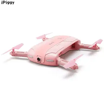 

JJRC H37RC Helicopter Pink F20311 Pocket Selfie Drone Wifi Control Foldable FPV Altitude Hold Mode Portable 2.0MP Cam RTF
