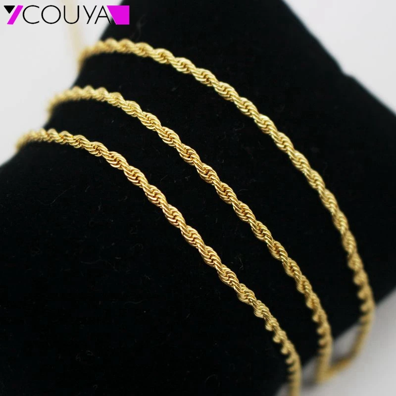Wholesale Yellow Gold Color Collarbone Necklace Snack Chain Necklace