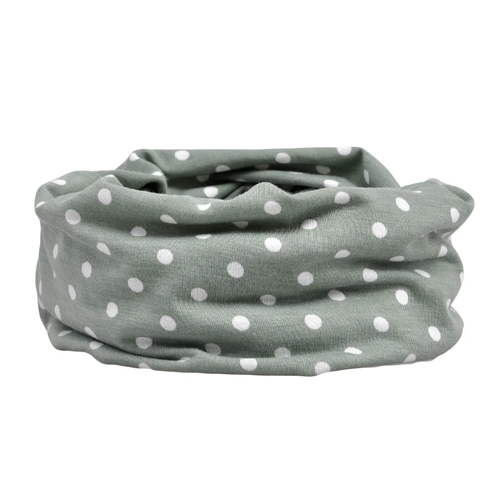 Многоцелевой шеи шапки, шарфы женщин милые, в горошек печати Slouchy Beanie Caps HATRX0039
