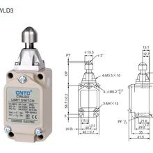 2 шт./лот высокое качество CNTD CWLD3 концевой переключатель/микро-переключатель, сильный алюминиевый литой внешний корпус