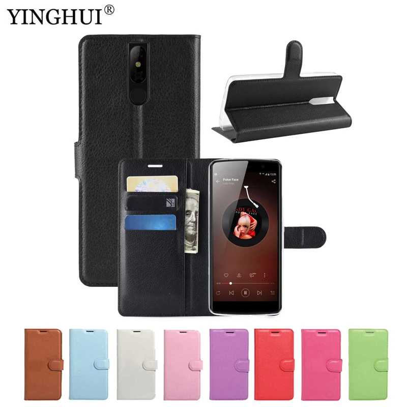 

For Leagoo Power 5 Case Luxury Wallet PU Leather Cases For Leagoo Power 5 Flip Cover With Stand Card Slot Function Phone Case
