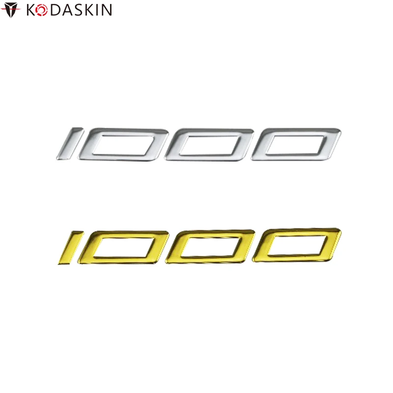 

KODASKIN Reflective Logos Emblems Chrome Stickers Decals for Kawasaki Versys1000 KLX1000 ZX1000 ZX-10R Z1000 Versys1000