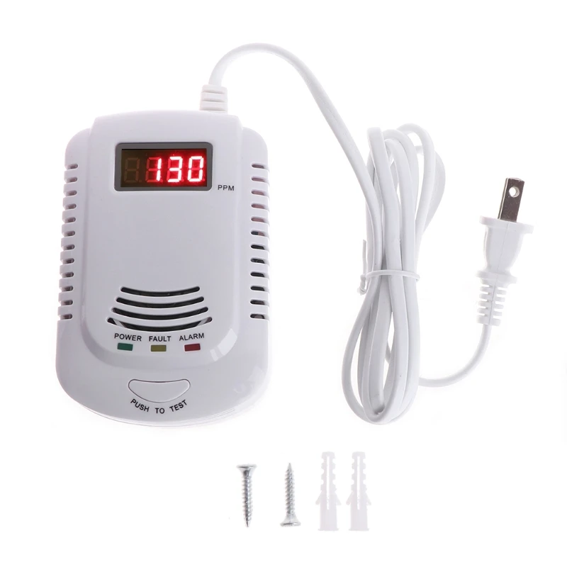 

Coalgas Natural Gas Methane Propane Leak Detector Tester Measurer Home Security US Plug