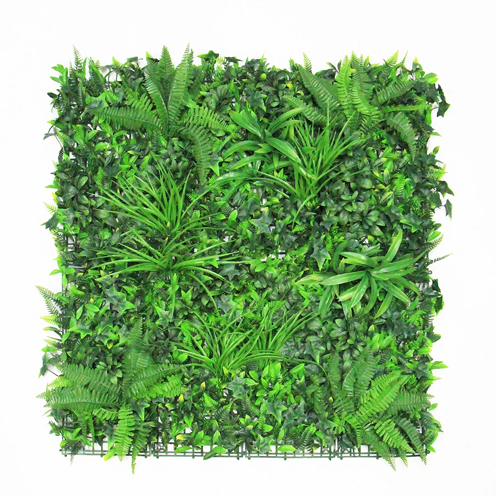 2021 Outdoor Artificial Plant Walls Leaves Fence 1x1m UV Proof DIY