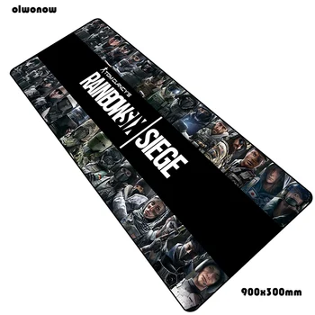 

rainbow six siege mousepad gamer wrist 900x300x3mm gaming mouse pad cute notebook pc accessories laptop padmouse ergonomic ma