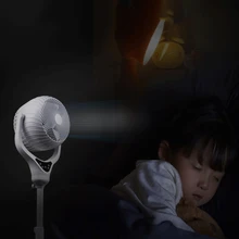 Очиститель воздуха синхронизации 24 H конвекционный Электрический вентилятор 5 лопасти вентилятора удаленный сенсорный экран летний вентилятор, зимний очиститель воздуха