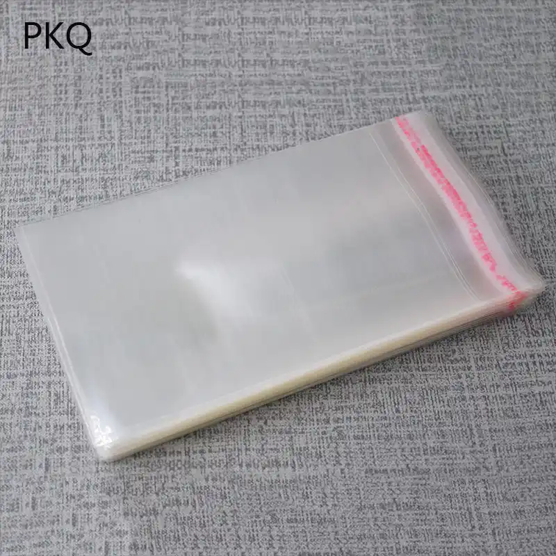 3,9 x 5,9 10cm x 15cm Bolsas de embalaje de pl/ástico transparente autoadhesivas de celof/án de polietileno transparente ideales para todos los tama/ños de FBA