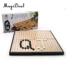 Ensemble de jeu magnétique Portable avec ensemble de pierres en plastique magnétique convexe unique