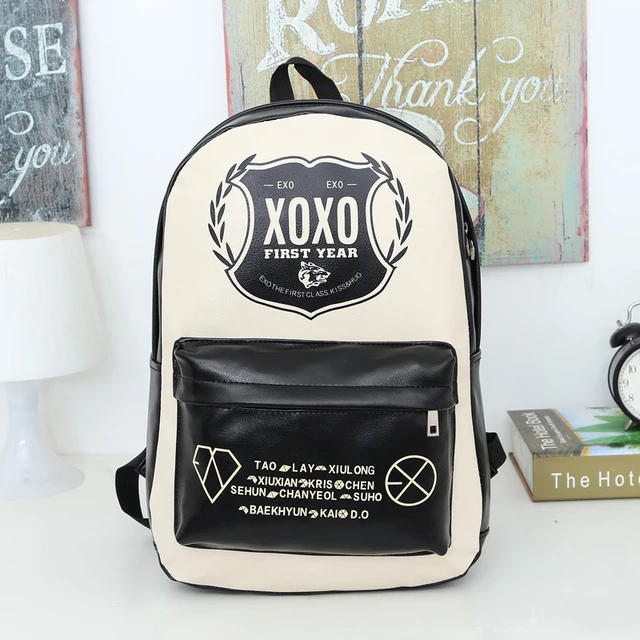 Aliexpress 2018 New Autumn And Winter Same Exo Xoxo 2018 New Autumn And Winter Same Exo Xoxo Fashion Trends Pu Women Age S