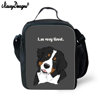 

Korean Style Fashion Lunch Bags Women Handbag Animals Bernese Dog Shoulder Bags Lady Large Capacity Crossbody Hand Bag Wholesale