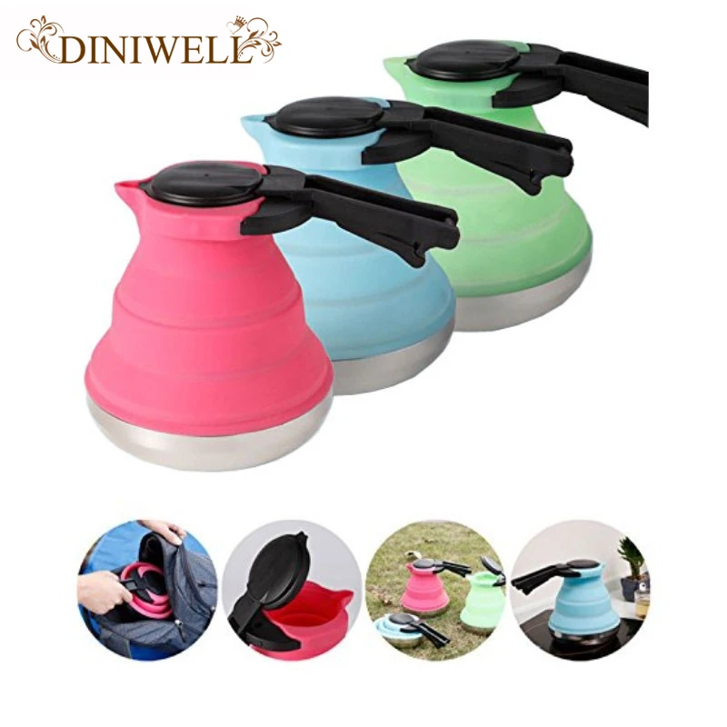 111.5L Portable Stainless steel silicone Collapsible Folding Pop Up