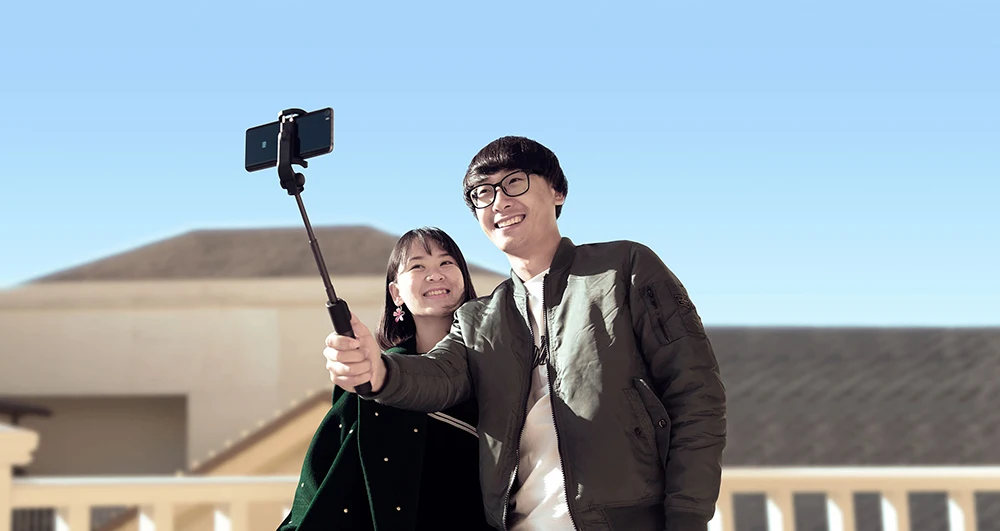 Новинка года Xiaomi Mi Stan Selfie stick штатив ногу 360 градусов можно повернуться Bluetooth затвора для iPhone IOS Android