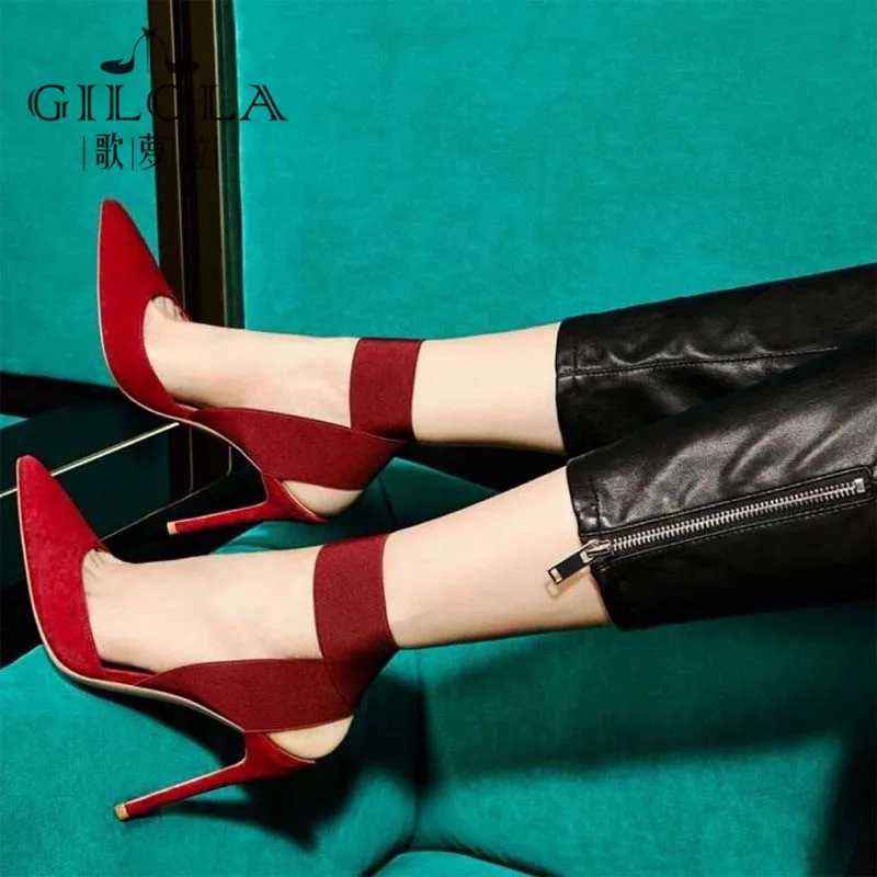 

Thin Heels Sexy Women Sandals Ankle Wrap Platform High Heels Leopard Classic Lace UP Fashion Shoes Woman #Y0218897Q