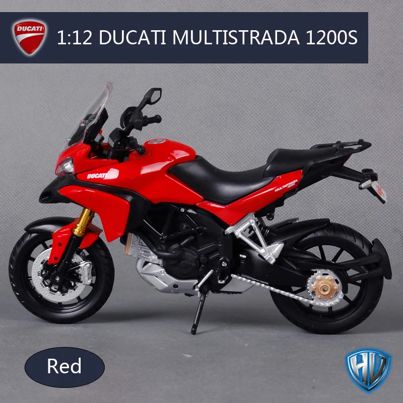 Maisto 1:12 DUCATI MULTISTRADA 1200 S мотоцикл велосипед Модель 31188 - Цвет: 31188