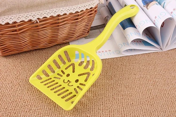 New Pet Products Shovel Cat Litter Plastic Scoop Cat Sand Cleaning Dog Food Spoons Cat sand shovel Pet Supplies PH45 (4)