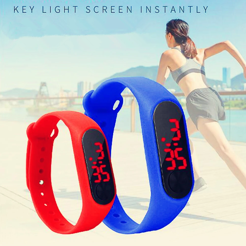 

Timethinker KR168 Smart Bracelet Sports Step Pedometer Walking Run Calorie Counter LED Screen PK for Xiao Mi Band 2