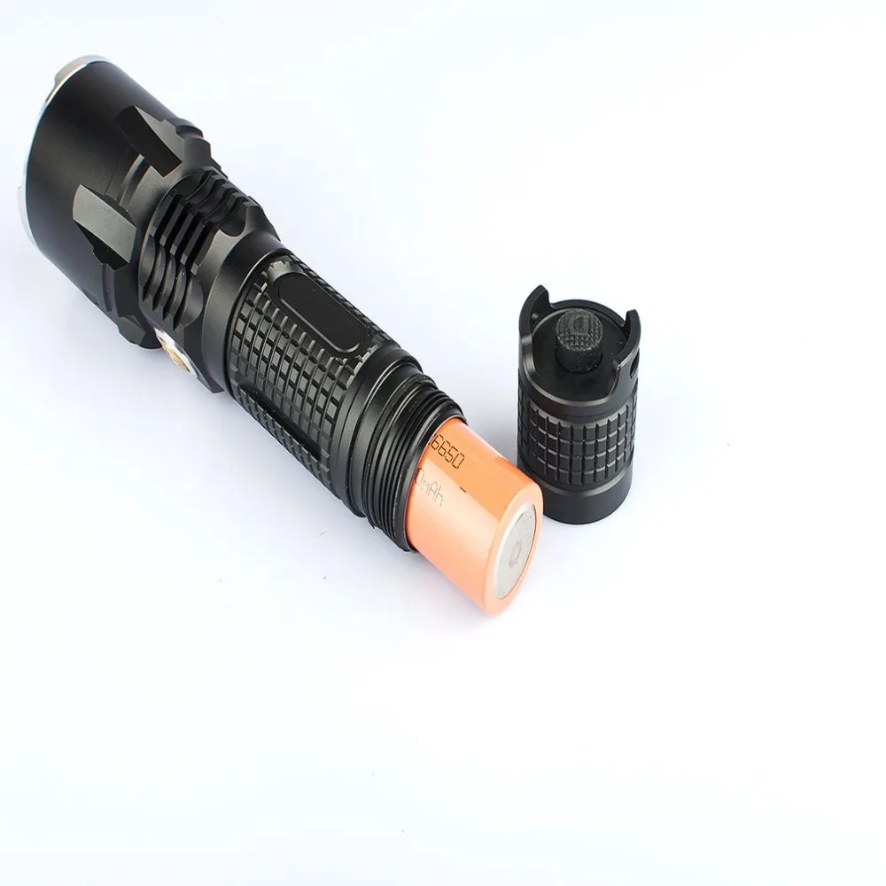 

D129 Aluminum Alloy Flashlight Waterproof 2 Modes Electric Torch Portable Tactical Flashlight For Camping