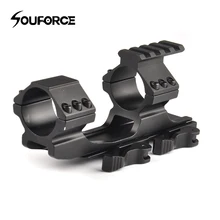 Высокое качество Тактический быстросъемный прицел крепление " /30 мм двойное кольцо 20 мм Пикатинни для охоты аксессуары