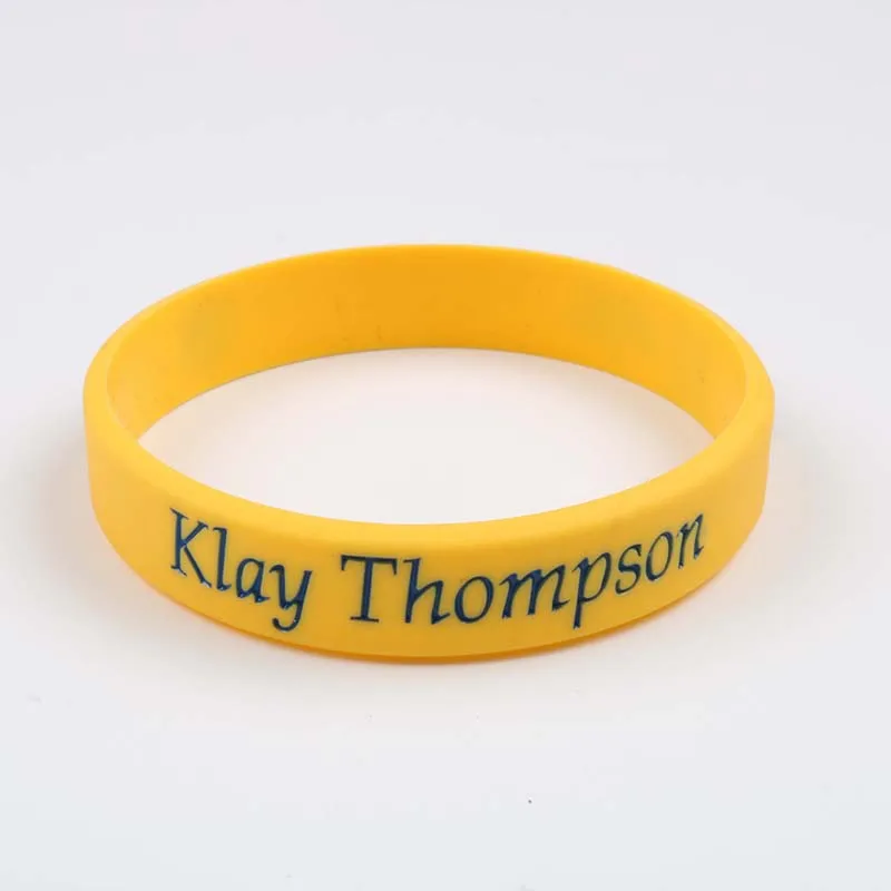 Klay Thompshon Баскетбол звезда Золотое состояние силиконовые браслеты KT Спорт кремния
