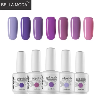 

BELLA MODA 15ml 4 Colors for 1 Set Latest New UV Gel Polish Nail Art Set Soak Off Gel Lacquer Varnish Nail Gel