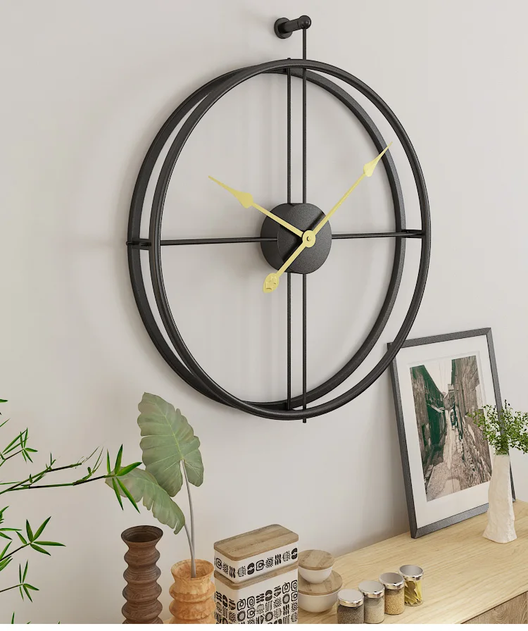 free shipping 55cm Large Silent Wall Clock Modern Design Clocks For Home Decor Office European Style Hanging Wall Watch Clocks