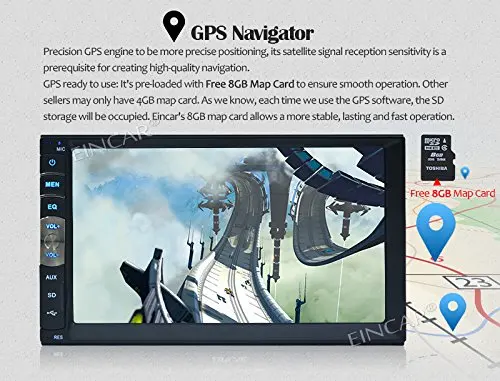Sale 2din GPS Navigation Touch Screen Car MP5 Player Autoradio Bluetooth FM Radio Stereo MP5 Headunit 8GB GPS Navigation 1