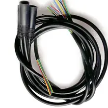 Детали для электровелосипеда Ebike удлиняющий кабель пара 9 контактов водонепроницаемый штекер мужской/женский удлиненный кабельный разъем для мотора Bafang AKM