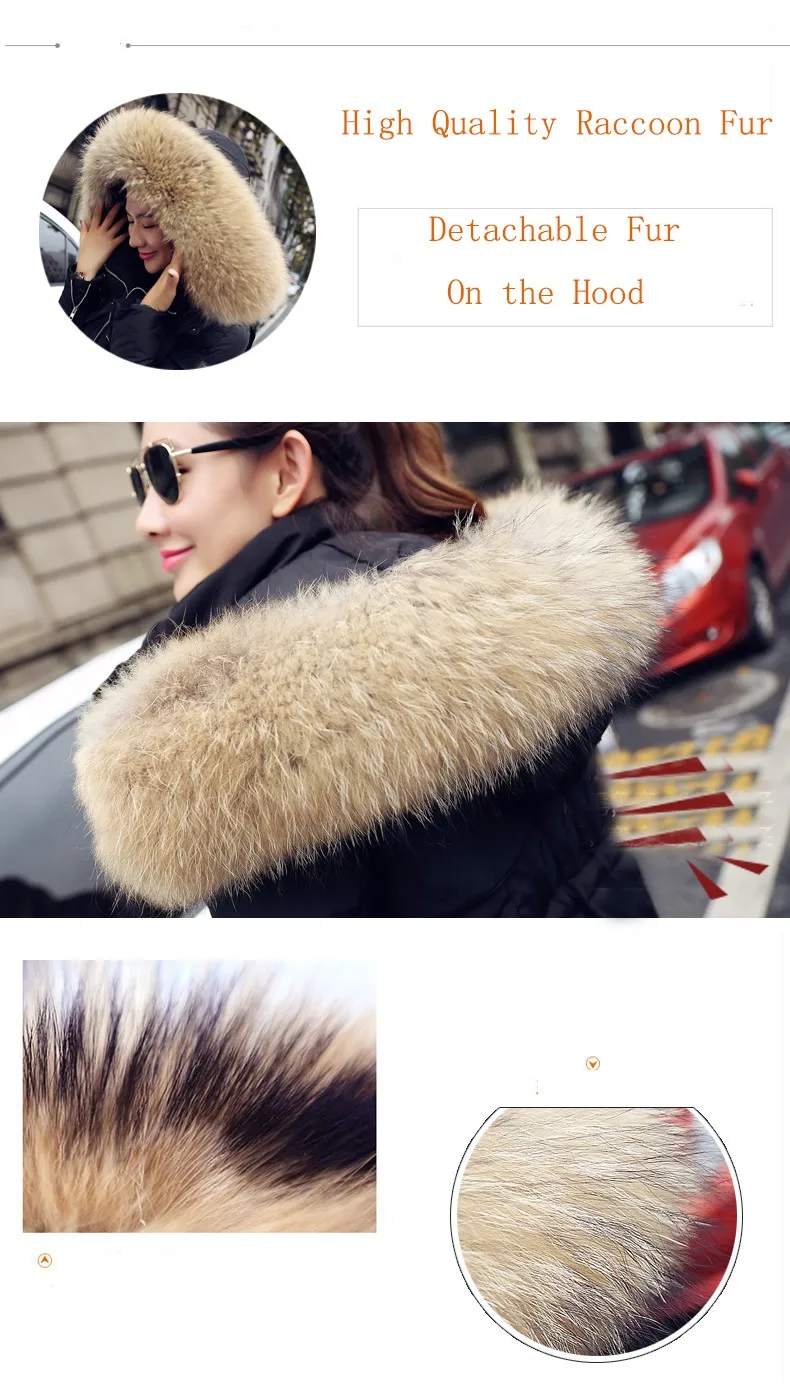 Зимняя куртка женская брендовая меховая с капюшоном женские пуховики хлопковые куртки и пальто плюс размер парки для женщин зимнее пальто парка YG