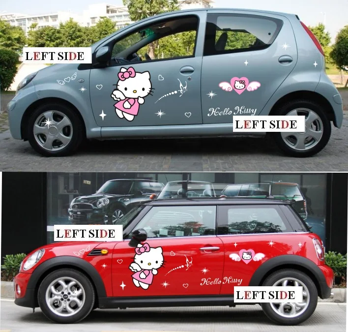 LEFT SIDE Full Body Car Stickers Customization DIY Car Styling Protection Film Car Camouflage