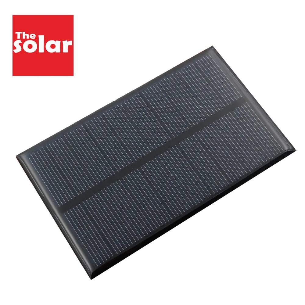 

5V 1.25 W Solar Panels 250mAh Monocrystalline Silicon Epoxy Module Mini Solar Cells For Charging Cellphone Battery Wholesale